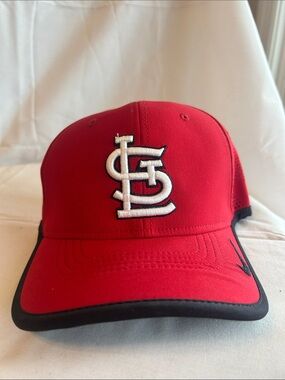 Nike Red Performance Adjustable Cap with Black Trim